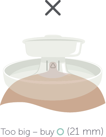Elvie Pump Breast Shield, 28 mm - 2 ct