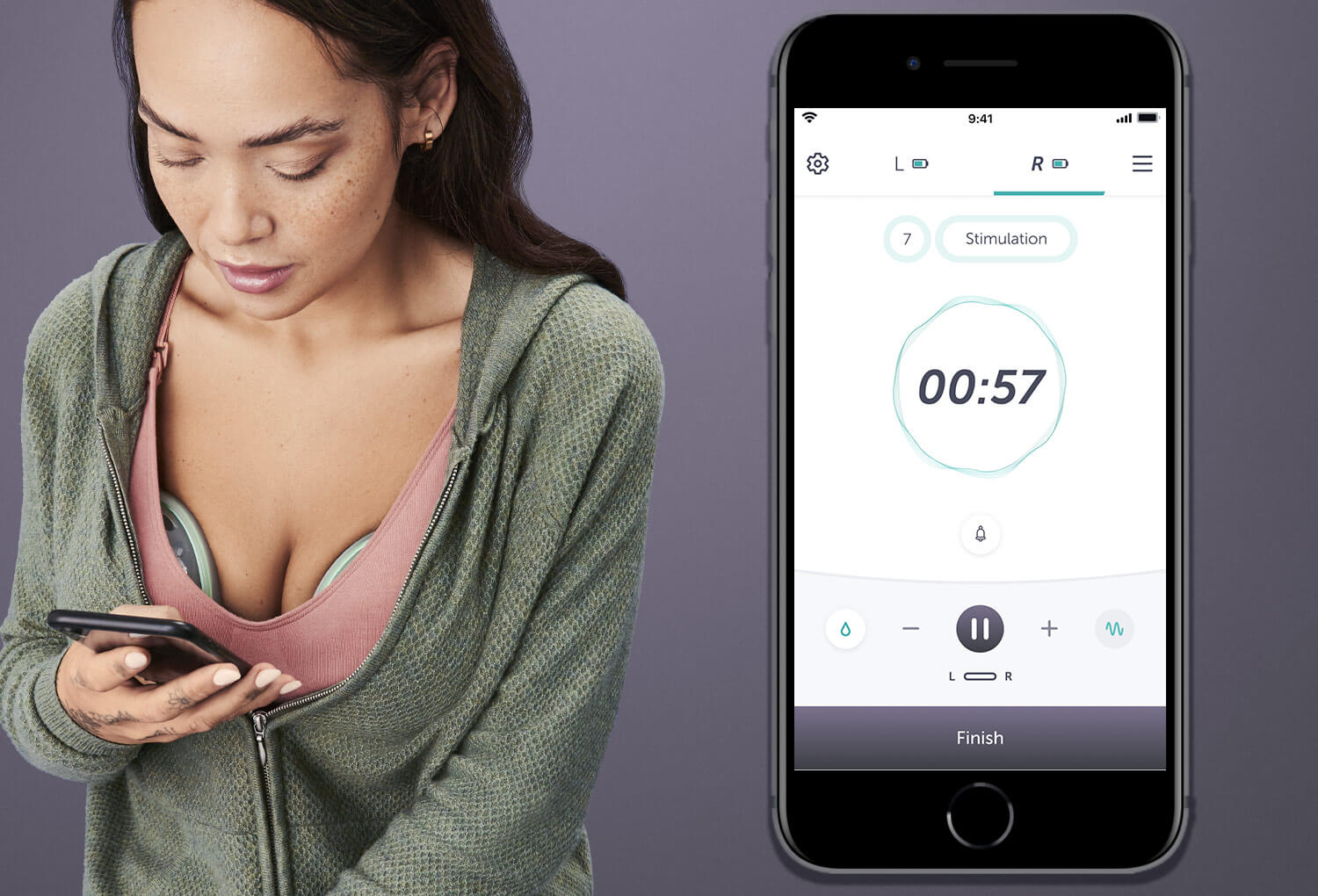 Elvie Pump, the connected breast pump for Elvie Pump is a portable