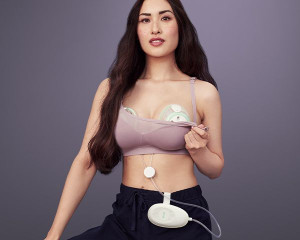 Elvie Stride Plus Hands-free, Hospital-grade Electric Breast Pump